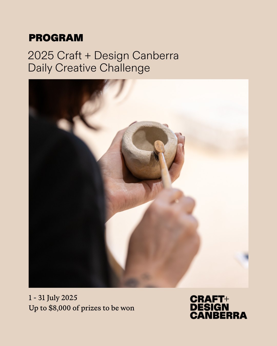 2025 Craft + Design Canberra Daily Creative Challenge